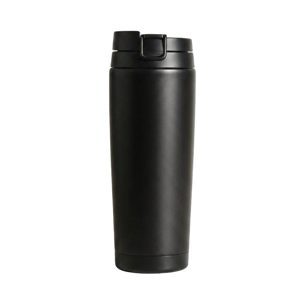 14oz Stainless Steel Travel Mug — custom printed by LeeshDezynes