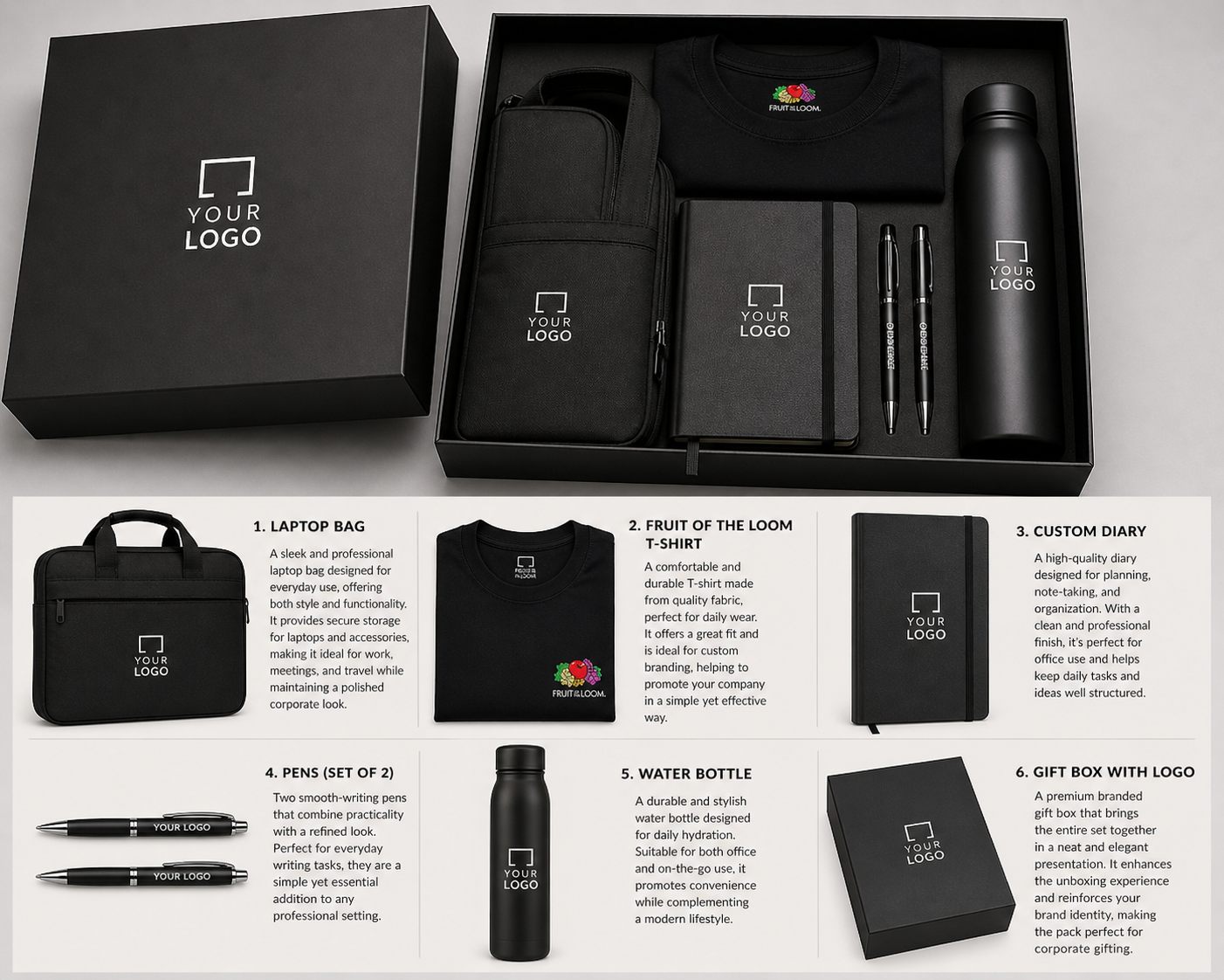 Executive Welcome Pack Bundle — custom printed by LeeshDezynes
