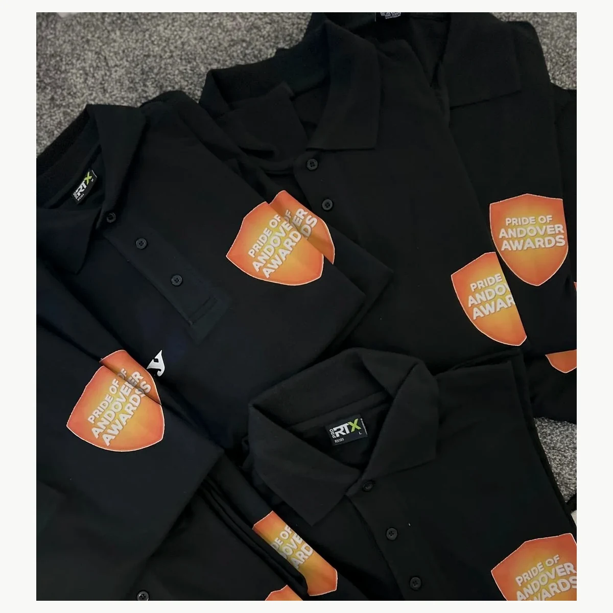 Badged staff workwear jackets