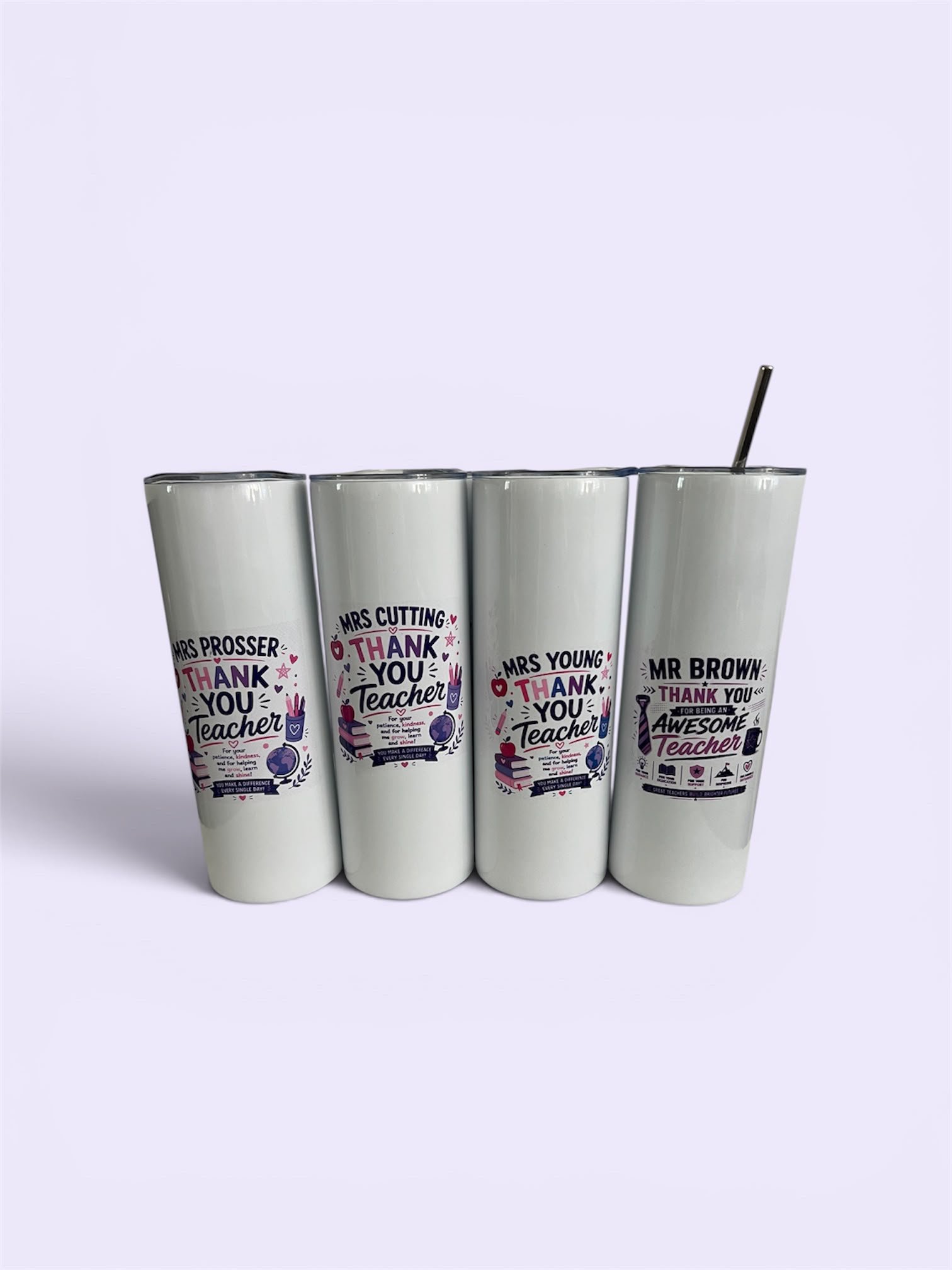 20 oz Steel Tumbler White — view 3