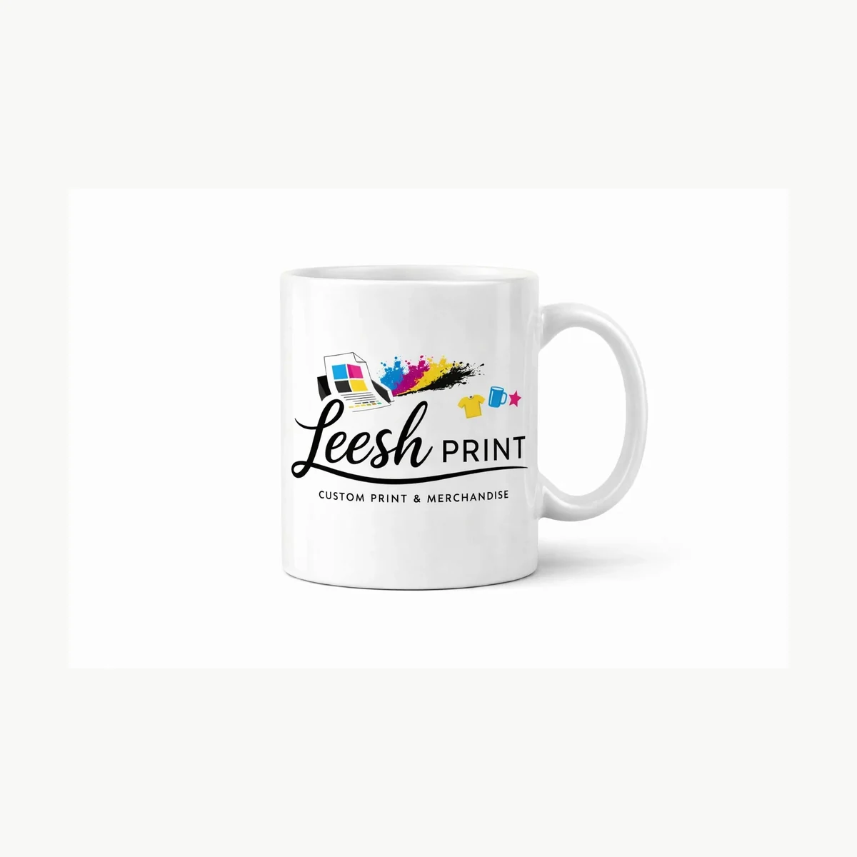 Branded ceramic mugs