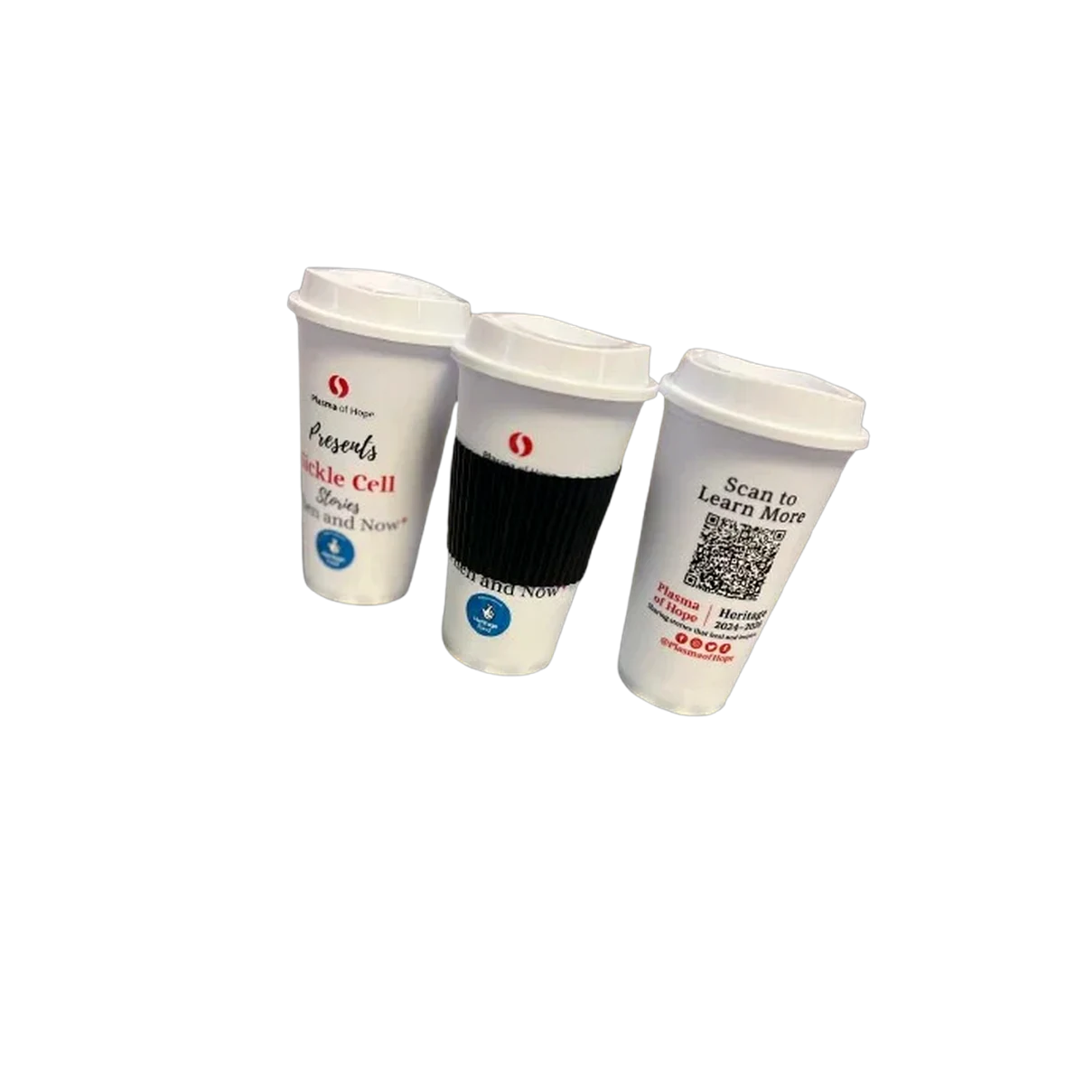 Printed reusable cups