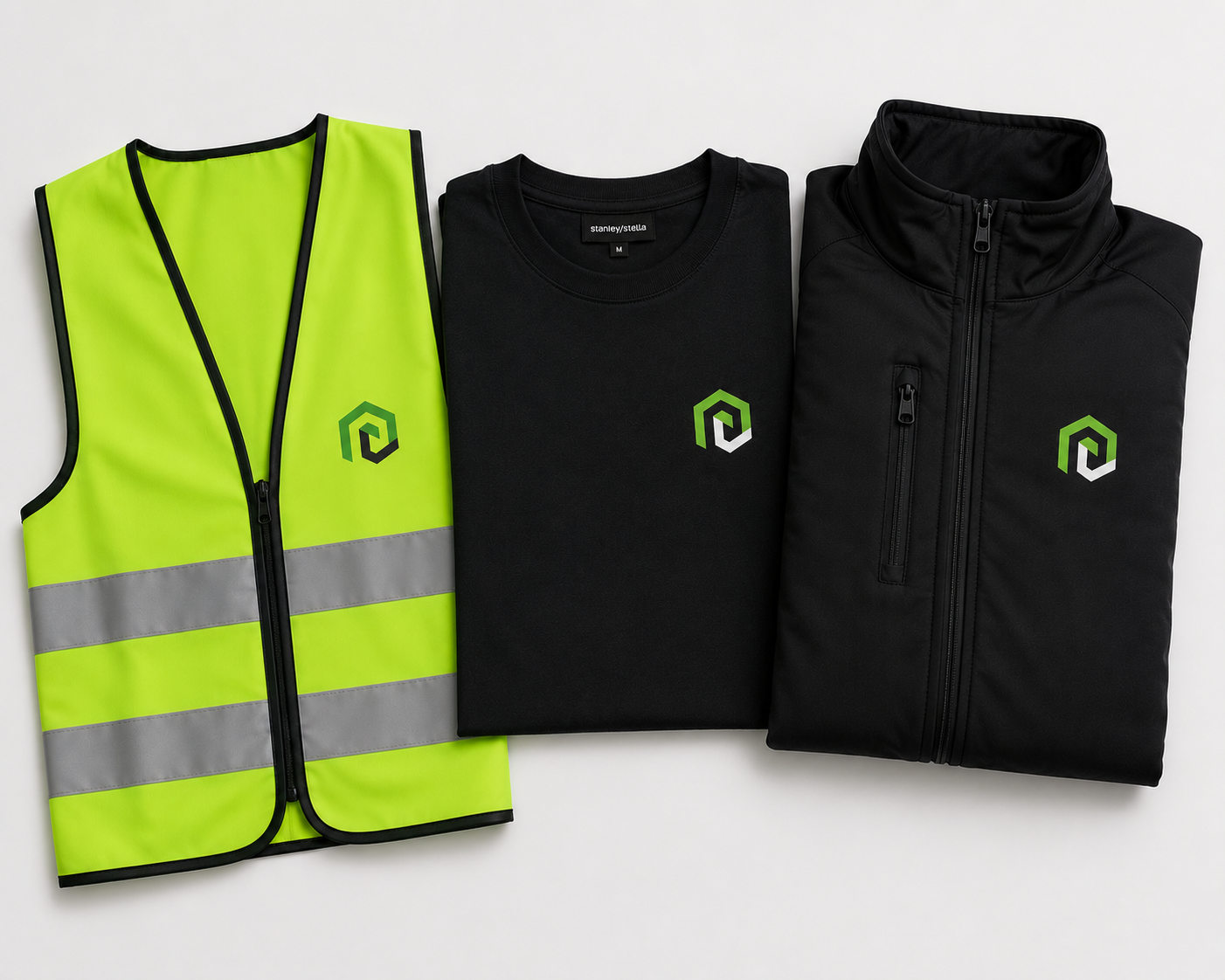 Branded Workwear Starter Pack — custom printed by LeeshDezynes