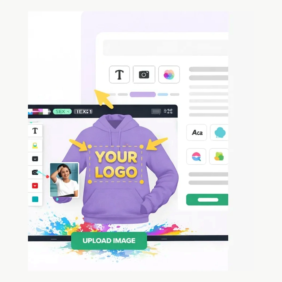 Customising a product design online